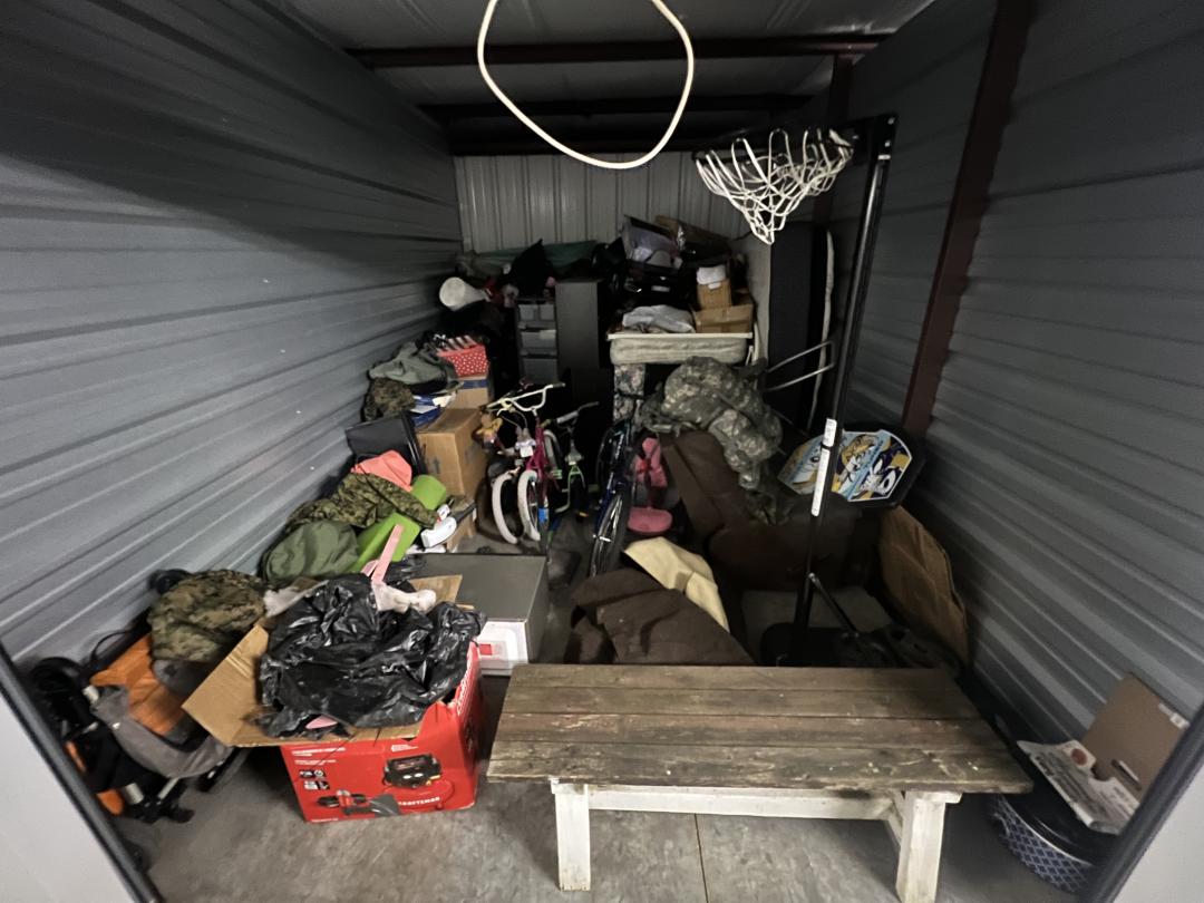 Storage Unit Auction in Clarksville, TN at Top Storage Purple Heart