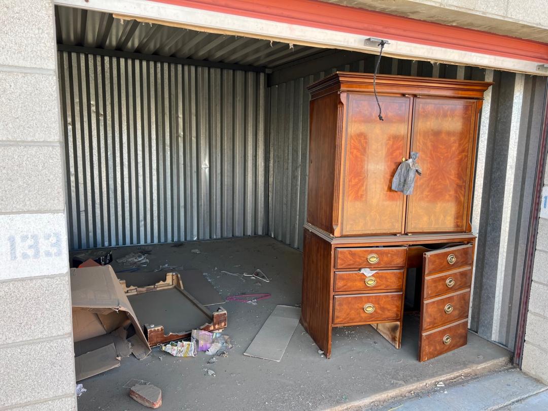 Storage Unit Auction in Adelanto, CA at Adelanto Self Storage ends on