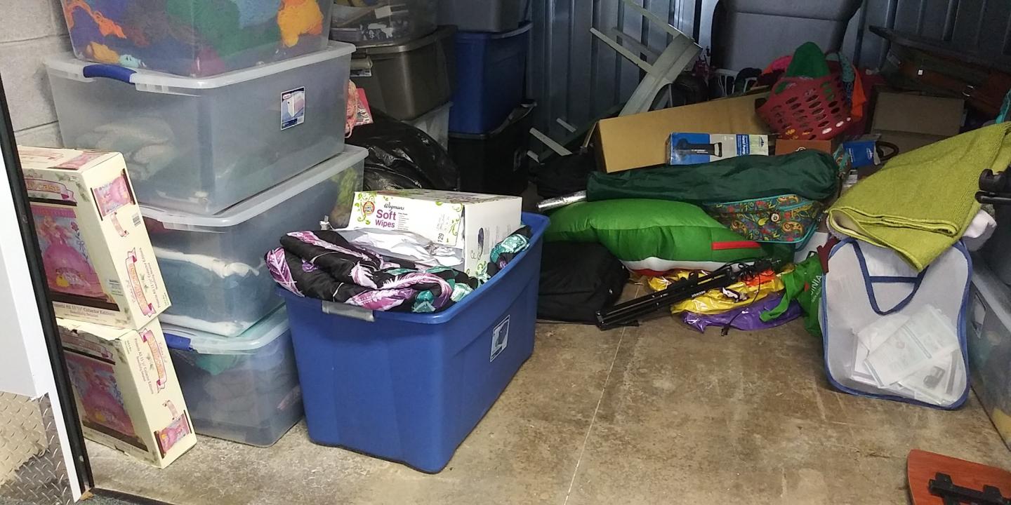 Storage Unit Auction in Richmond, VA at AAAA Laburnum Racetrack Self